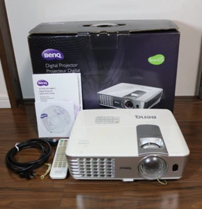 BenQ W1080ST+ 1080P Short Throw DLP Home Theater Digital Projector w/ Controller - Picture 1 of 11
