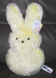 NWT Peeps Bunny Yellow Plush Marshmallow Scented 16” Easter - Picture 1 of 3