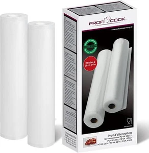 Profi Cook Profi-Folienrollen 28cm x 6m inkl. 2 Rollen Vakuumierer Sous Vide - Bild 1 von 6