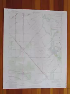 Vernalis California 1980 Original Vintage USGS Topo Karte - Bild 1 von 1