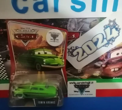 Cars 1  Edwin Kranks #72  Serie W.O.C.  2007  Blister  Mattel 1/55 metal - Immagine 1 di 4