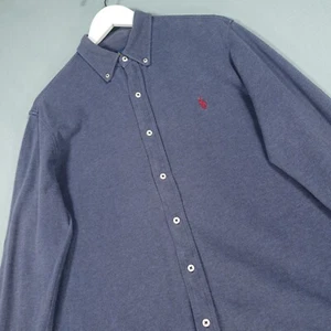 Ralph Lauren Shirt Mens Large Blue Red Featherweight Mesh Button Down Pony Top - Picture 1 of 23