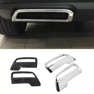 Auspuffblenden Edelstahl Abdeckung Auspuff Für Peugeot 3008 4008 5008 2017-2021 - Picture 1 of 9
