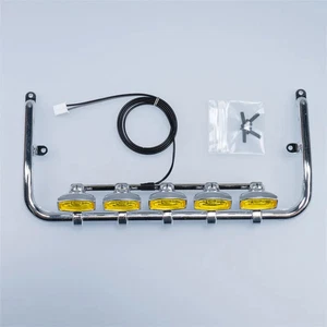 LED 5V Front Spotlights for 1/14 Tamiya RC Truck SCANIA 770S 6x4 56368 56379 Car - Picture 1 of 14