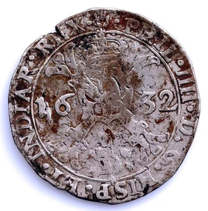 Impero spagnolo-arciduchi Alberto Ed Isabella. 1/2 Patagon Anversa. Argento... - Foto 1 di 2