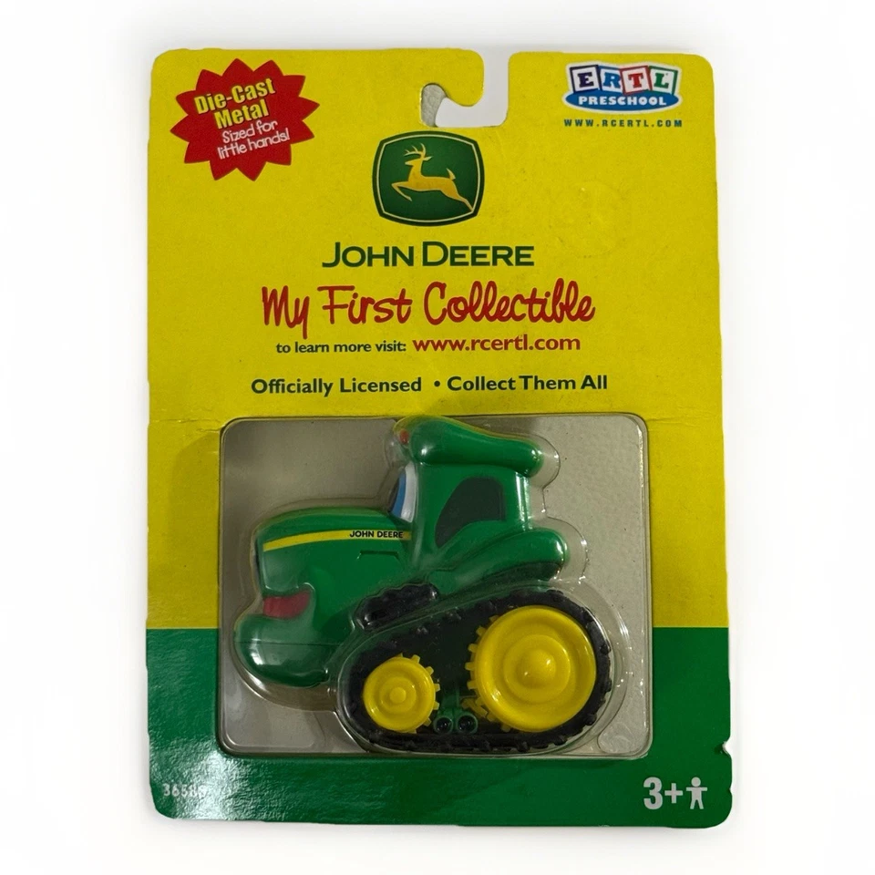Tractor de oruga Ertl John Deere Tony fundido a presión preescolar coleccionable sellado Foto 1 de 4