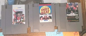3 Banger NES Nintendo games CONTRA INDY HEAT MIKE TYSON PUNCHOUT!!