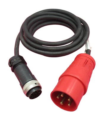 IBM 39M5414 14FT Single-Phase IEC 309 P+N+G DPI 32A Male To Female Power Cable - Image 1 of 2