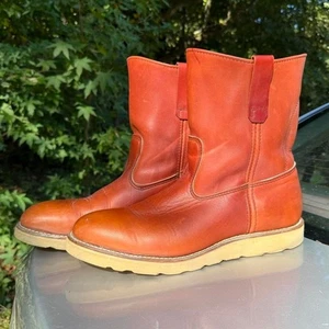 Vintage 80er 70er Pecos Irish Setter Red Leather Red Wing Boots - Bild 1 von 8