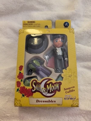 Máscara de esmoquin Sailor Moon 2001 vintage mini vestibles con ropa a presión Foto 1 de 4