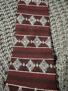 Men’s Vintage Silk Tie Henry Grethel 3 1/2” Wide - Picture 1 of 7