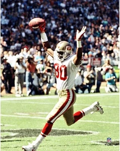 Jerry Rice 49ers Most Receiving Touchdowns in a Single Game 11" x 14" Photo - Picture 1 of 1