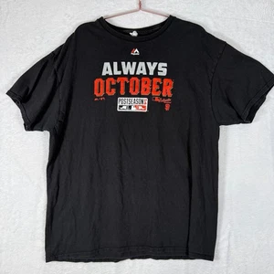 Majestic San Francisco Giants Always October MLB Postseason T-Shirt - Größe XL - Bild 1 von 4