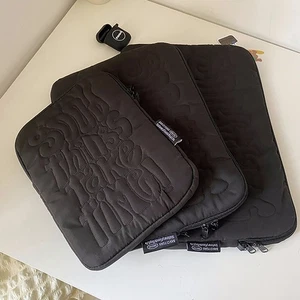 Embroidery Pattern Cute Shockproof Laptop Sleeve Case Bag 11 13 14 Inch - Bild 1 von 18