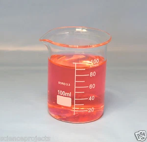 Beaker 100mL 100 mL ml Griffin Graduated Borosilicate Glass Lab New Measuring - Picture 1 of 1
