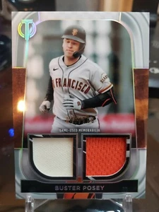 2022 Topps Tribute Buster Posey Dual Relic #/199 Dual Jersey Giants - Bild 1 von 2