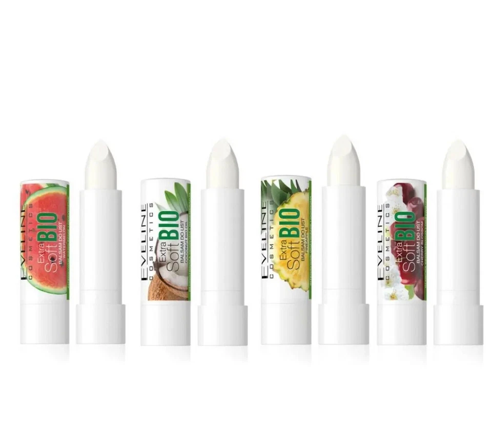 Eveline Cosmetics Extra Soft Bio Lip Balm 4g , 4 types - Image 1 of 1