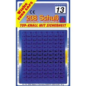 Spielzeug-Munition 13-Schuss Streifen-Munition 208 Schuss Blister für Pistolen - Bild 1 von 2