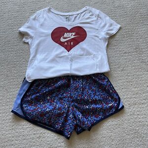 Nike Girls Shorts & Shirt Lot - Size Youth Large / 14-16