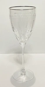 Lenox Vintage Juwel Platin Signature Wein Kristall Glas 8 3/4 Zoll 10 Unzen Deutschland - Bild 1 von 4