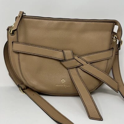 Bolso Bandolera/Hombro Cartera Nanette Lepore Guijarro Cuero Vegano Y2K Tostado Foto 1 de 4