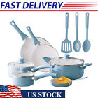Nonstick Cookware Set 12 Piece Kitchen Ceramic Pots And Pans With Lids Cooking