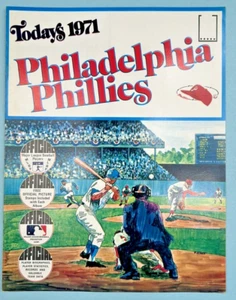 Philadelphia Phillies Today 1971 24 Baseball Stamp Card Book Excellent Condition - Picture 1 of 7
