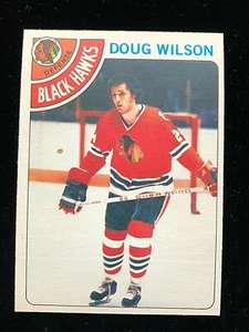 1978-79 Topps Hockey Doug Wilson #168 Rookie Chicago Blackhawks RC Hockey Card  - Picture 1 of 2
