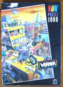 Kultpuzzle Brösel Werner Beinhart 1991 - 1000 Teile von Falk-Plan - Bild 1 von 2