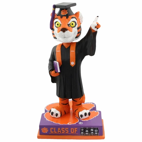 The Tiger Clemson Tigers Graduation Special Edition Bobblehead NCAA Cover