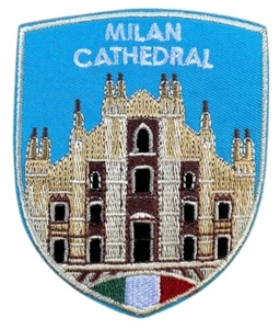 Milan Cathedral Italy Patch Iron/Sew-on Badge Travel Vacation Europe Souvenir - Picture 1 of 3
