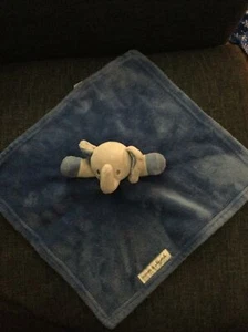 Blankets and Beyond Elephant Blue Gray Security Lovey (70) - Picture 1 of 3