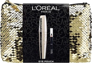 L OREAL COFFRET DE NOEL MASCARA MILLIONS NOIR + KHOL NOIR + TROUSSE SEQUIN OR - Picture 1 of 1
