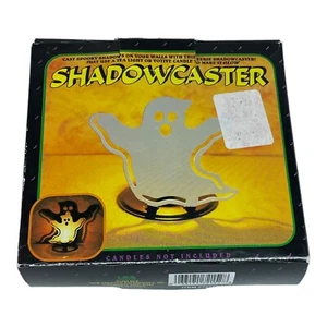 Vintage NCE Halloween Ghost Silhouette Shadowcaster Tea Light Candle - Picture 1 of 10