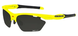 OCCHIALE SPORTIVO XFUN GLASSES XF01 GIALLO FLUO-LENTE POLARIZZATA - Picture 1 of 1