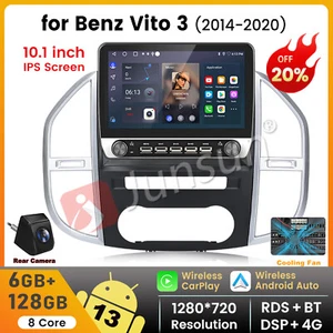 10.1" 128GB Android13 Carplay Car Radio GPS For Mercedes Benz Metris W447 Vito 3 - Foto 1 di 20