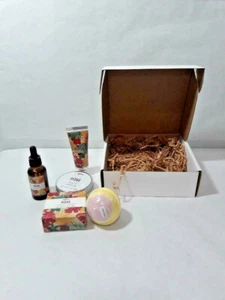 BFF Love Rose Bath Gift Box, 5 Pcs Home Spa Bath Set Travel Gifts ~ - Picture 1 of 12