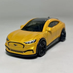 Matchbox '21 Ford Mustang Mach-E 1:64 Scale Diecast Diorama Car Yellow - Picture 1 of 12