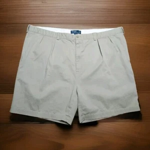 Polo Ralph Lauren khaki Herrenshorts 52 W plissiert vorne Baumwolle Tyler Fit  - Bild 1 von 11