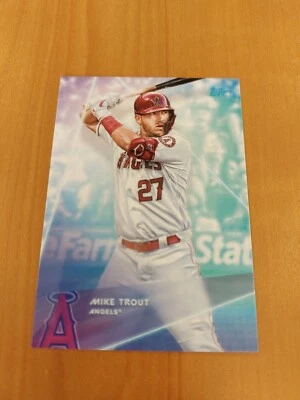 Mike Trout X Steve Aoki Topps Limited Édition Baseball Card - Image 1 of 2