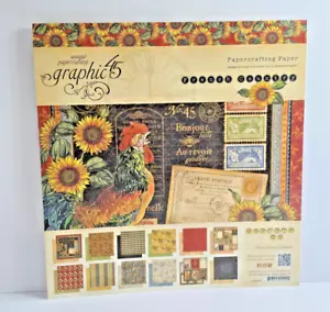 Graphic 45 FRENCH COUNTRY 12 x 12 Paper Pad Original 1st Edition, not Repro - Picture 1 of 12