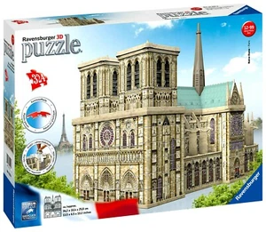 RAVENSBURGER. 3D PUZZLE. NOTRE DAME. 324 PCS. ITEM NR. 12523 NEW - Picture 1 of 3