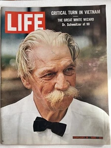 Life Magazine Feb 19 1965 Ephemera Vintage Ads White Wizard Junk Journal - Imagen 1 de 11