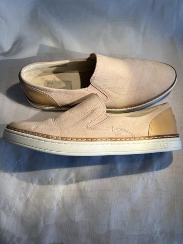 Sneaker UGG Adley slip on 1015736 morbida pelle nabuk rosa donna taglia 7