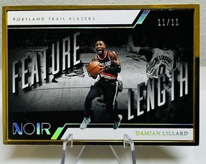 💥2022-23 Noir Damian Lillard #260 Gold Frame Feature Length💥SSP💥11/11💥