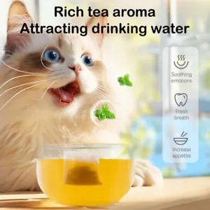 10Pcs*2g Catnip Tea Bags Adjusting Emotions Drink Plenty Of Water Cat Grass - Picture 1 of 11