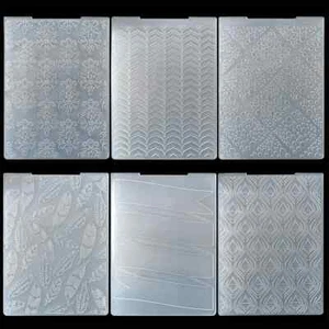 Peacock Feather Bubbles Ribbon Banner Embossing Folder Card Making Craft - Picture 1 of 13