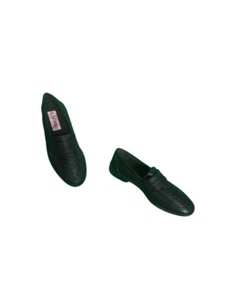 Scarpe da Uomo Nere in Pelle con Suola In Cuoio e Gomma, Musura 40 - Imagen 1 de 5