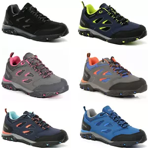 Regatta Kids Holcombe Low Rise Waterproof Outdoor Walking Hiking Trainers Shoes - Picture 1 of 31