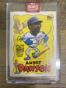2023 Topps Archives Signature Series Autograph Auto TOPPS KIDS Andre Dawson 1/1